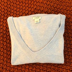 Medium J. Crew Cotton V-Neck Sweater